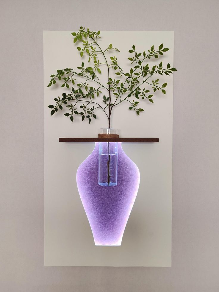 50x90 LED’li Tablo – Vazolu Özel Tasarım Duvar Dekoru
