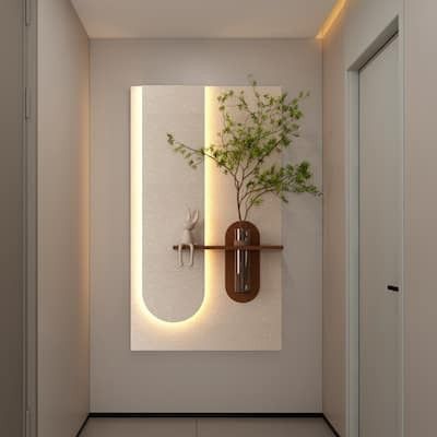 50x90 LED’li Tablo – Vazolu Özel Tasarım Duvar Dekoru